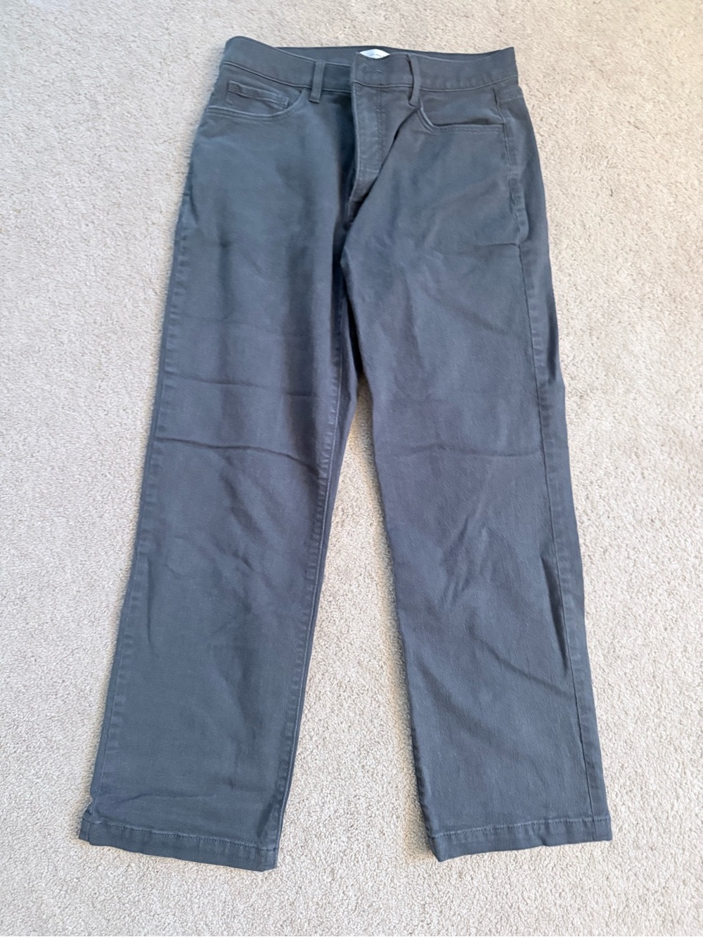 LOFT Straight-Leg Pants - Gray